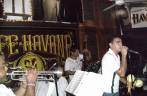 Banda de salsa no Cafe Havana, em Cartagena, na Colômbia